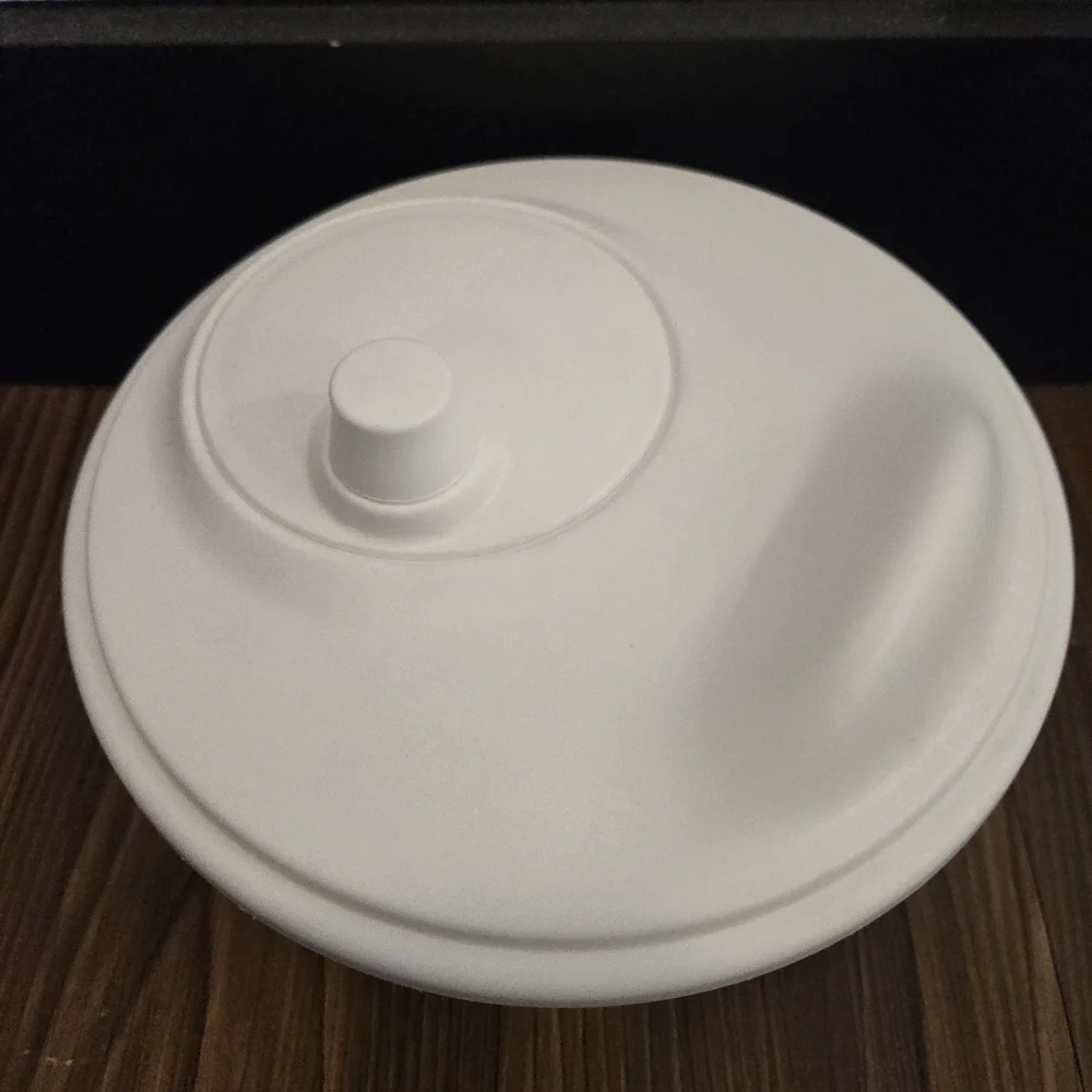 Ikea Salad Spinner Bowl TOKIG White Double Salad Lettuce Serving Bowl Container